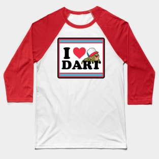 I Heart Dart Baseball T-Shirt